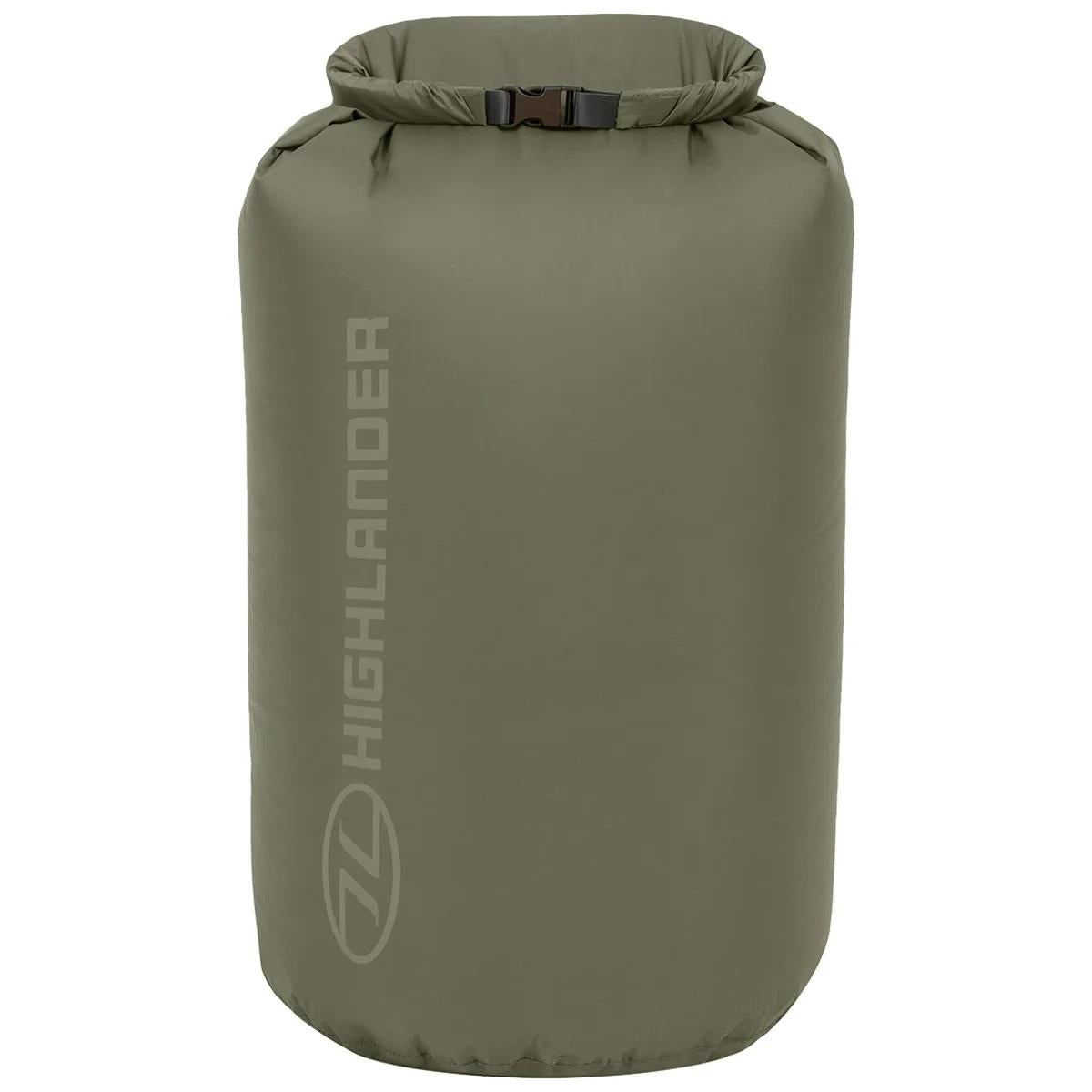 Original Scottish Military Dry Bags 1L–40L Roll Top Quick Release Buckle Olive
