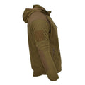 Blochl Brand Military style jacket hooded thermal fleece reinforced coyote NEW
