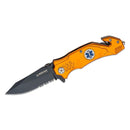 Boker Brand folding pocket knife EMS Rescue stainless steel 440A glass breaker - GoMilitar