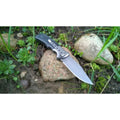 BOKER Gray Eminence Pocket knife folding compact black micarta handle 440A steel