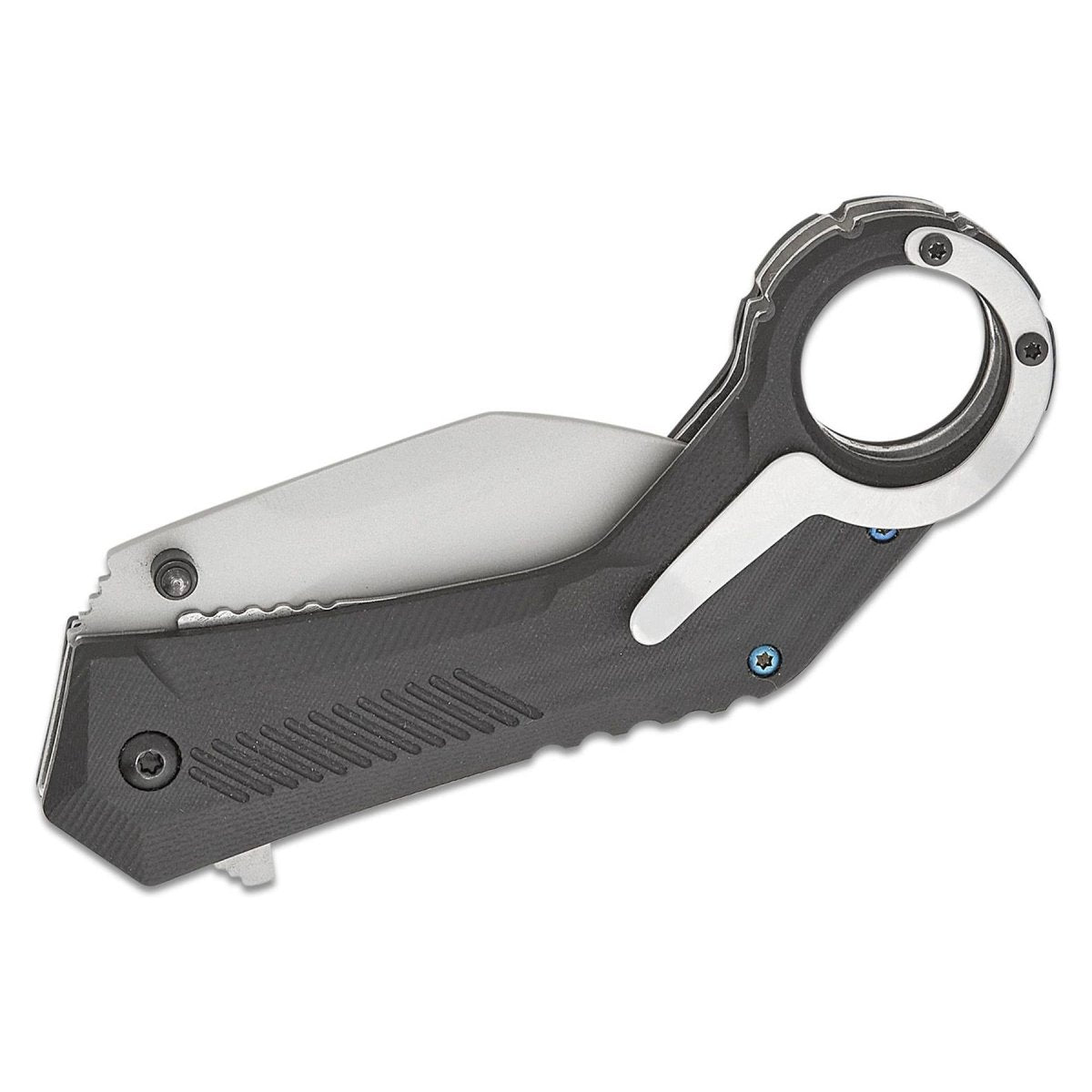 Boker Magnum Velcon tactical pocket knife Hawkbill 440C Steel blade G10 Handle