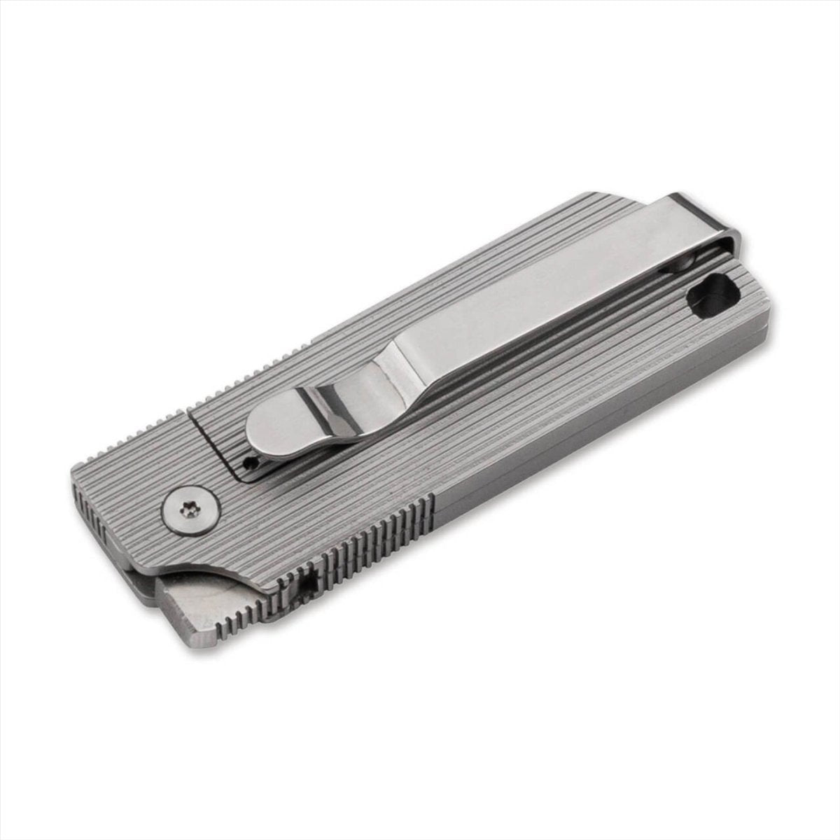 Boker Plus BabyX Folding Pocket Knife D2 Blade Stainless Steel Handle Gray