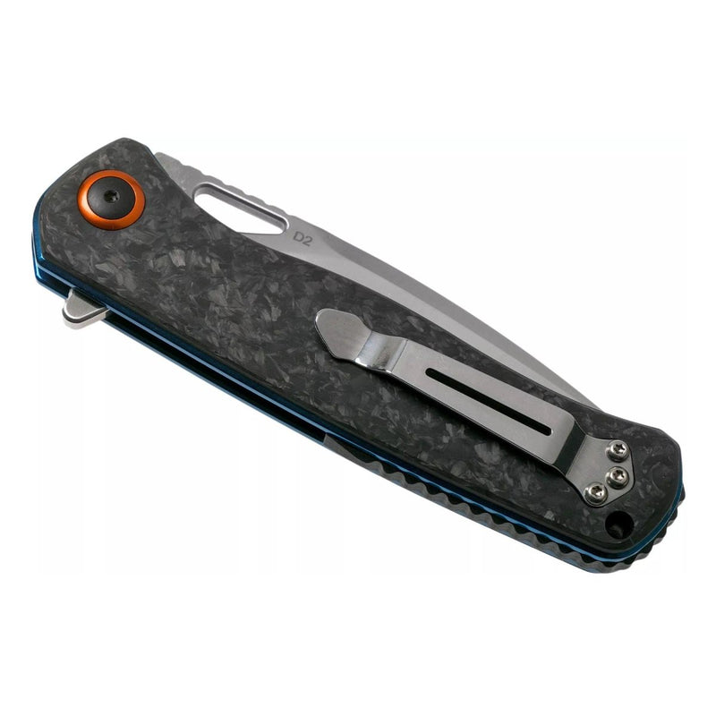 BOKER Plus Nebula Pocket Knife D2 Stainless Steel Folding Knife Carbon Handle - GoMilitar