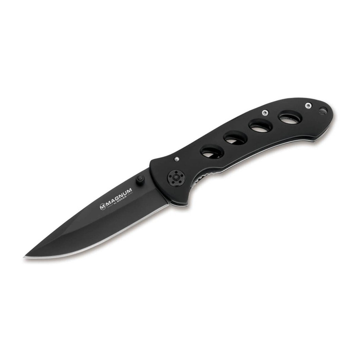 BOKER Shadow Folding pocket knife drop point shape 440A stainless steel black