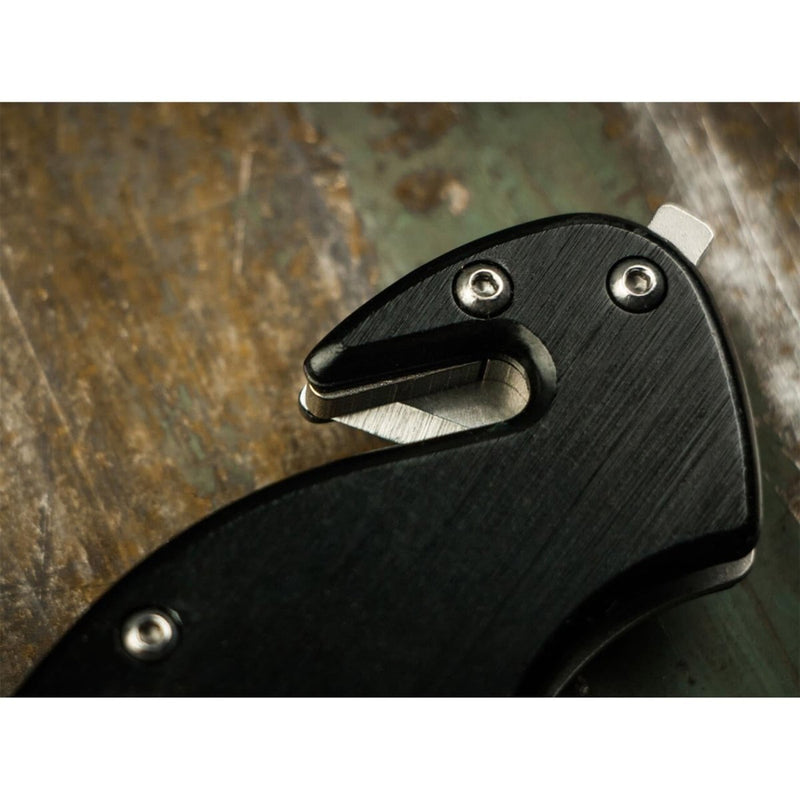 BOKER Special Forces Tanto folding pocket knife 440A steel aluminum handle black - GoMilitar