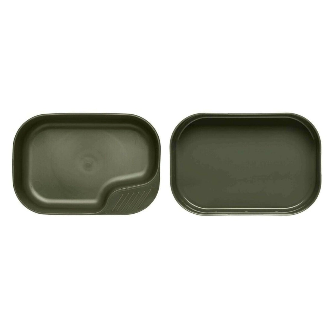 Brand Swedish Wildo camp a box only Olive green camping kit plates lightweight