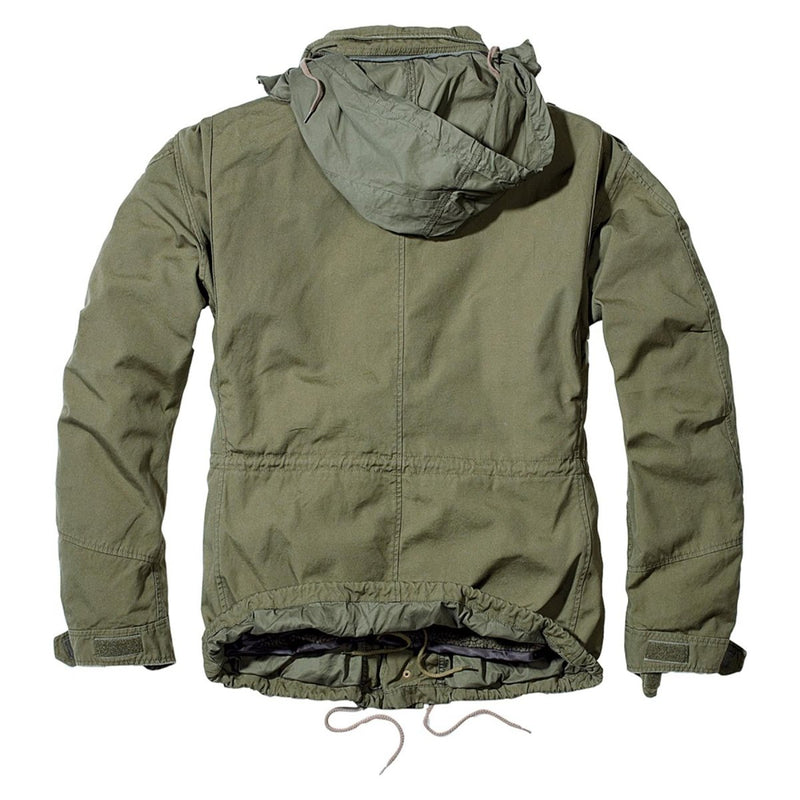 Brandit Classic M65 Giant Jacket Military Vintage Style Removable Lining Olive - GoMilitar