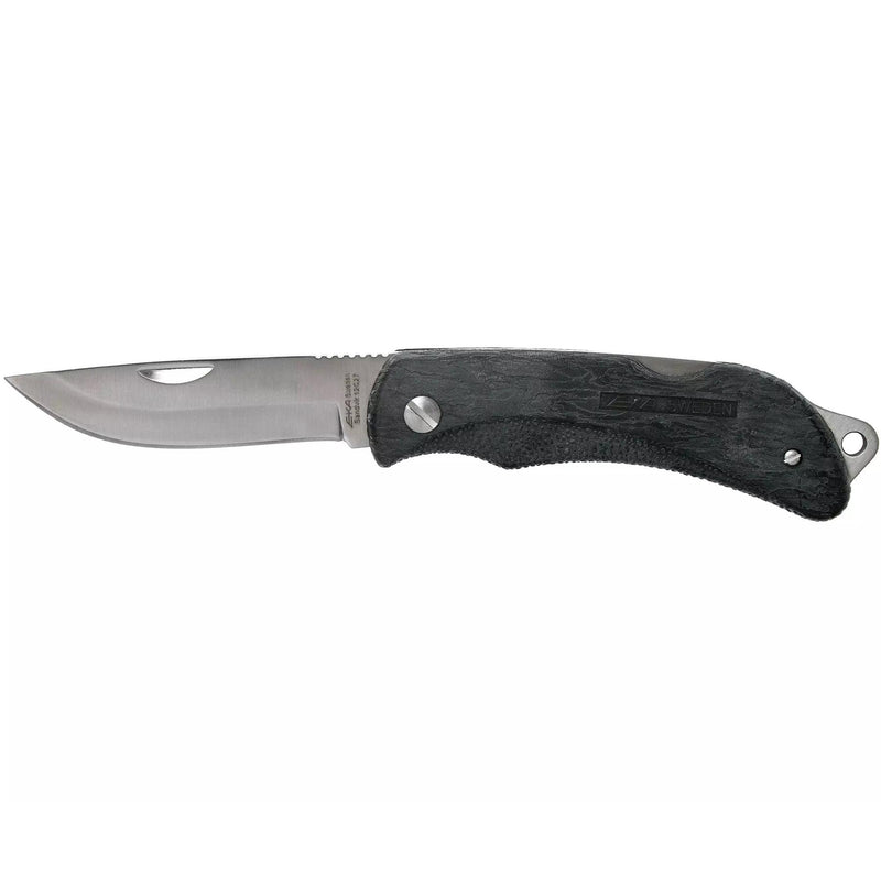 EKA Brand Swede 8 folding pocket knife drop point 57-59 HRC steel Proflex handle