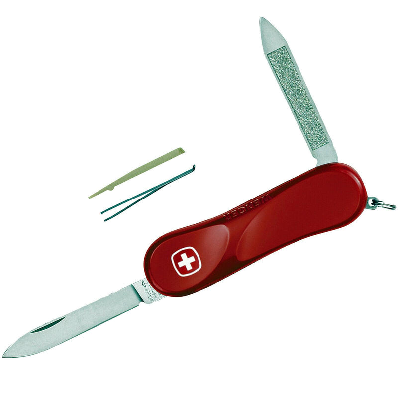 WENGER Evolution 80 compact folding pocket knife swiss made stainless steel NEW