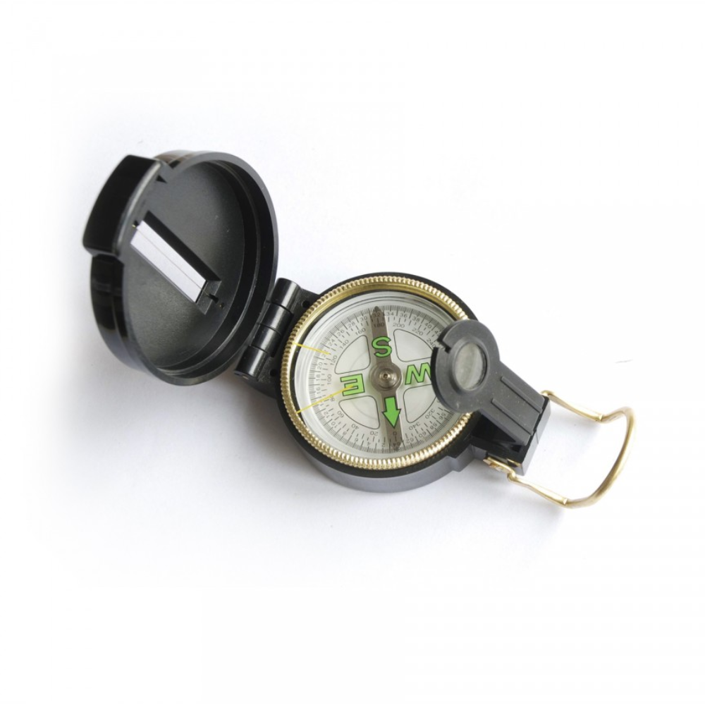 Pentagon Wanderer Liquid Filled Compass Map Navigation Tool Black