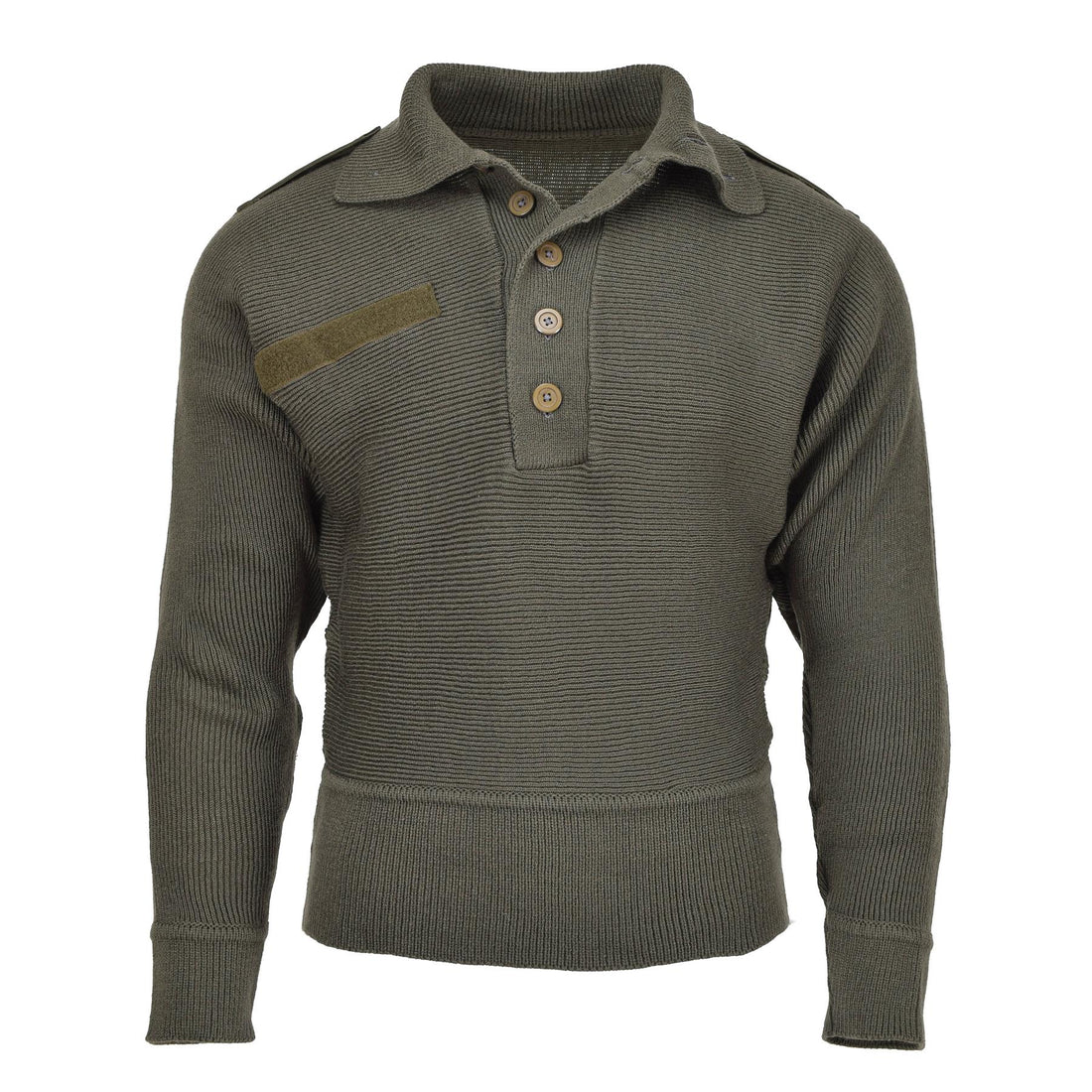 Original Austrian Military alpine pullover breathable reinforced knitted sweater