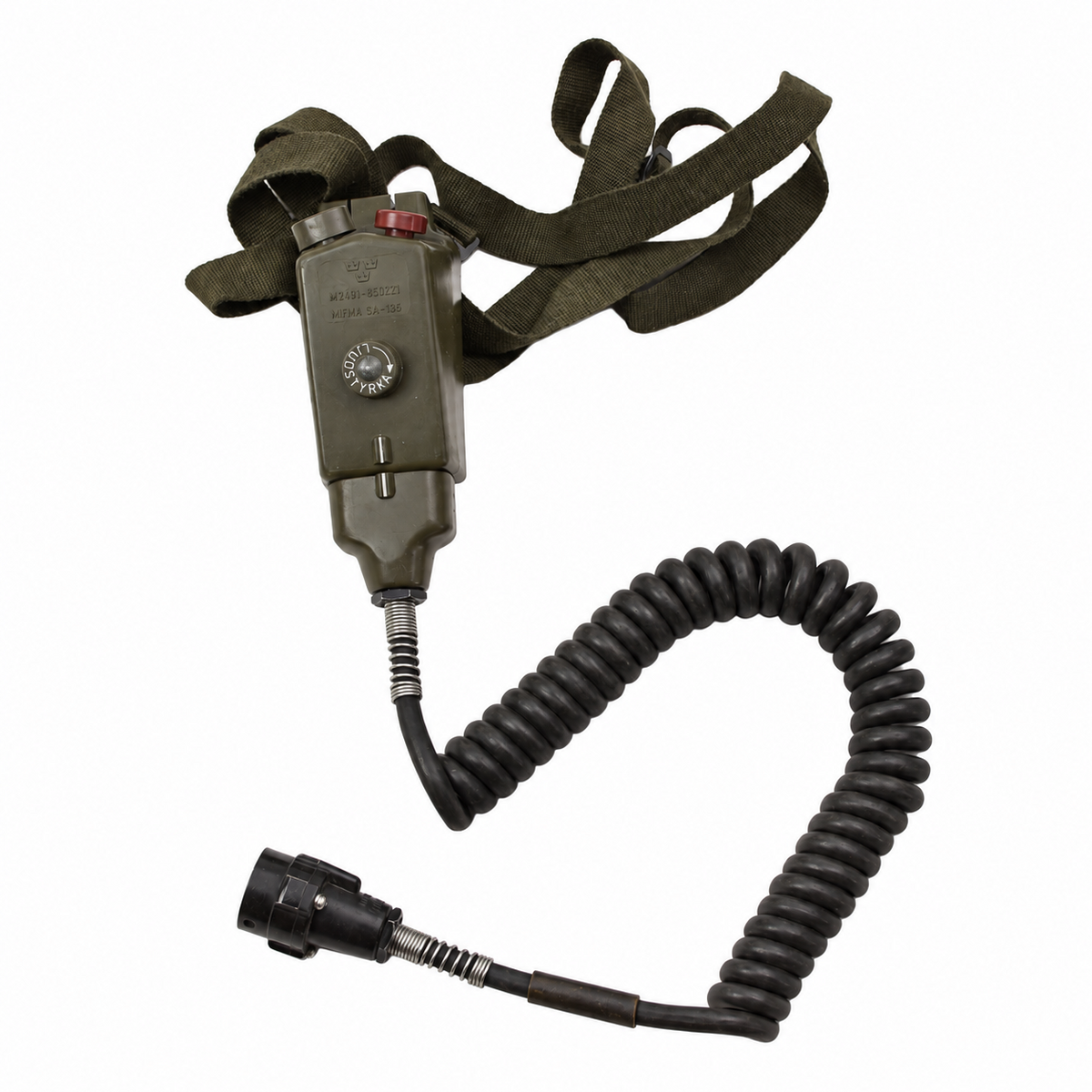 Original British Military Amplivox Aviation Communications Headset Set Vintage