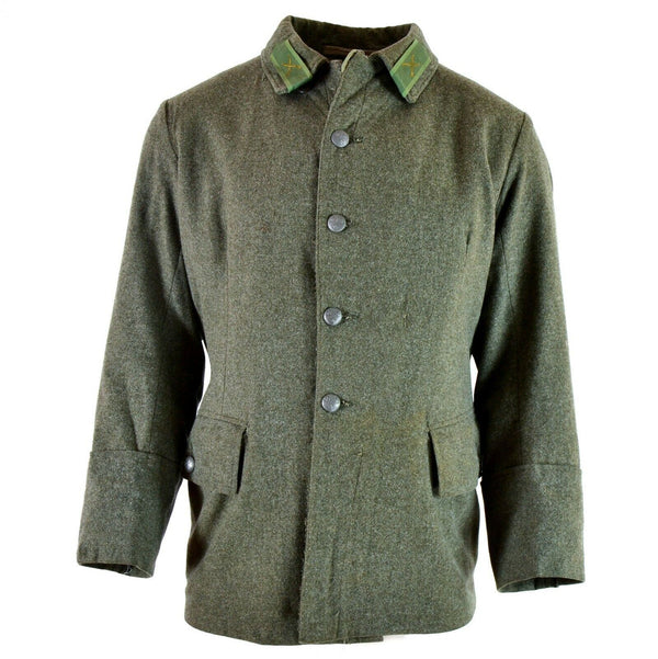 Genuine WWII vintage Swedish army wool uniform jacket M39 1940's military Grey