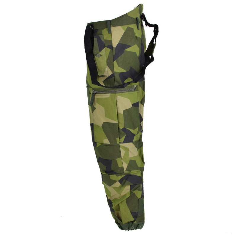 Original Swedish thermal tanker pants m90 splinter camouflage BDU trousers NEW