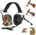 EARMOR M32X PLUS Electronic Hearing Protector ARC Rail Adapters Coyote Brown