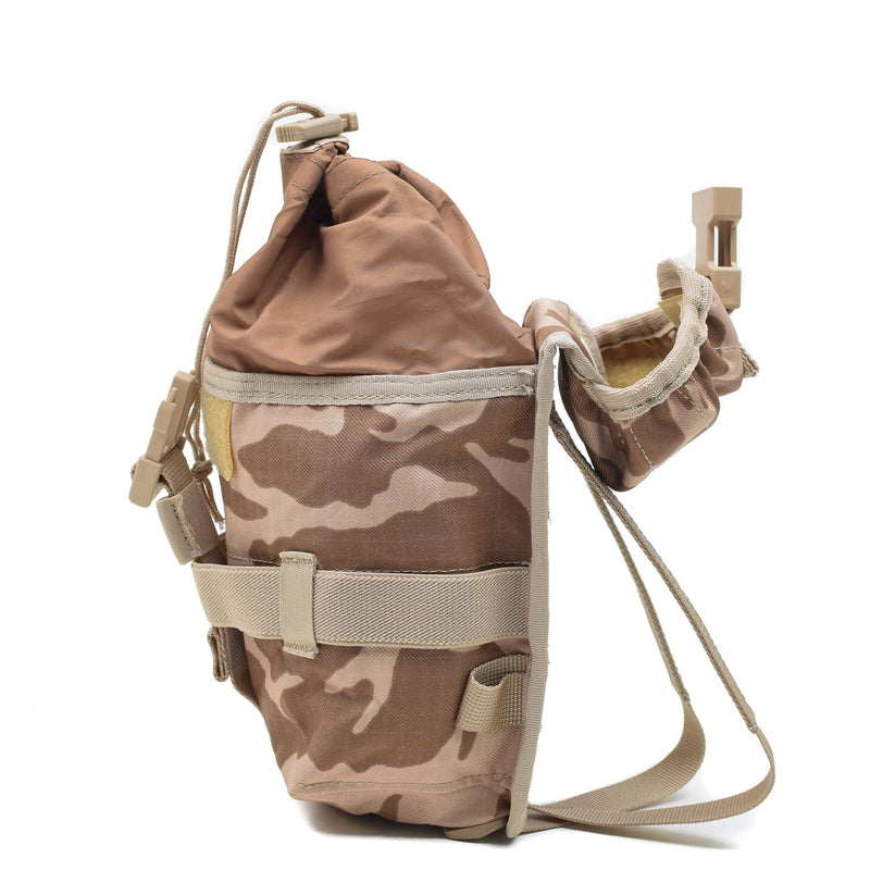Genuine Czech Army universal molle pouch desert camo buckle closure military NEW