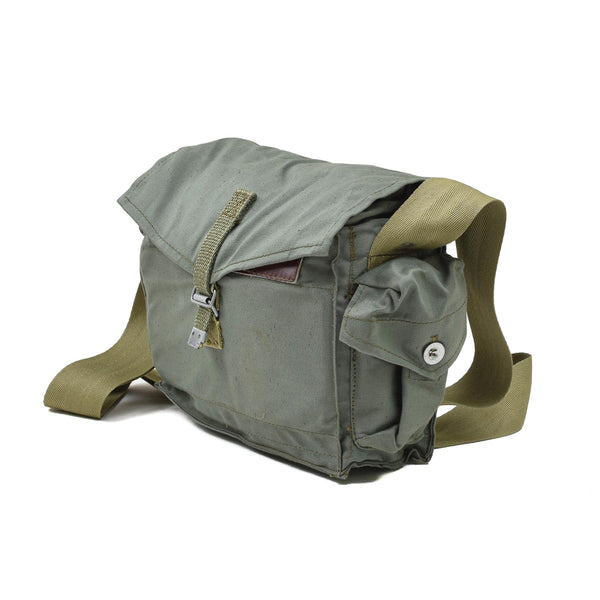 Genuine Polish army gas mask bag carrying bag Universal shoulder pouch Olive