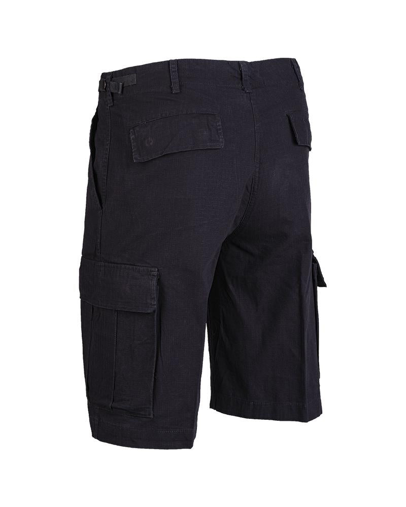 Mil-Tec Brand U.S. Military style black prewashed lightweight bermuda shorts