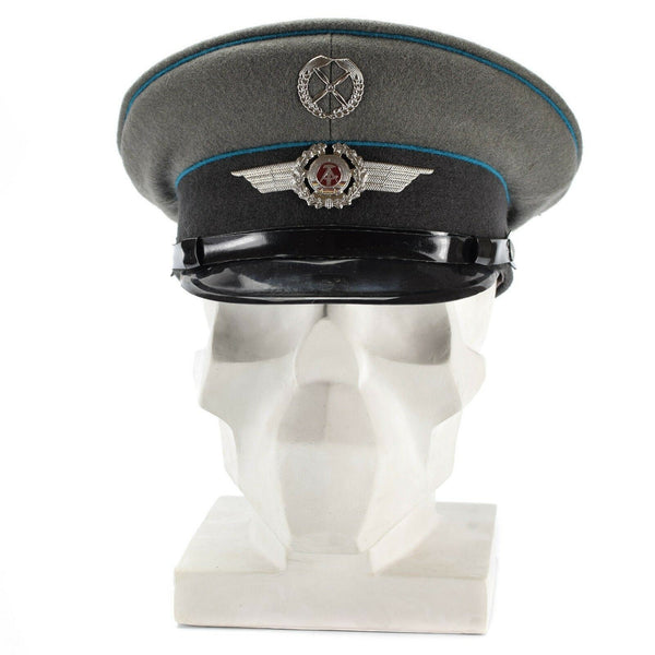 Original East German NVA army visor cap Air forces military peaked hat NEW