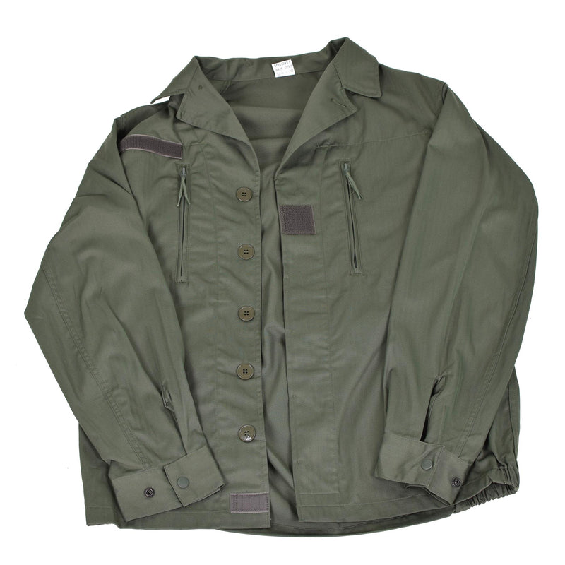 Genuine French army F2 combat jacket military issue surplus shirt olive OD NEW