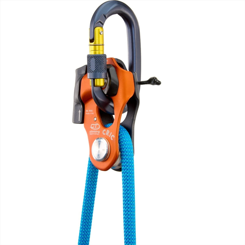 Climbing Technology CRIC Progress Capture Pulley Aluminum Stainless Steel Orange