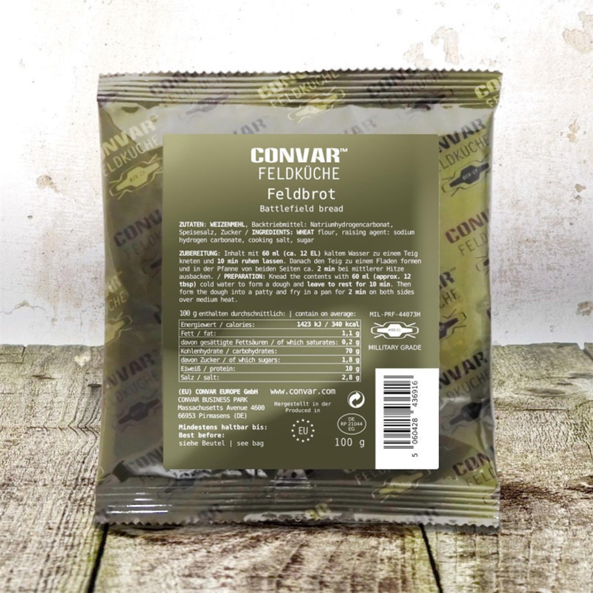 CONVAR Field Bread Mix Long Shelf Life Camping Outdoor Emergency Food