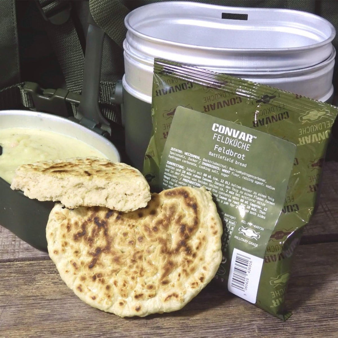 CONVAR Field Bread Mix Long Shelf Life Camping Outdoor Emergency Food