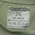 Czech Military Shirt long sleeved olive underwear 2nd layer hiking uniform NEW