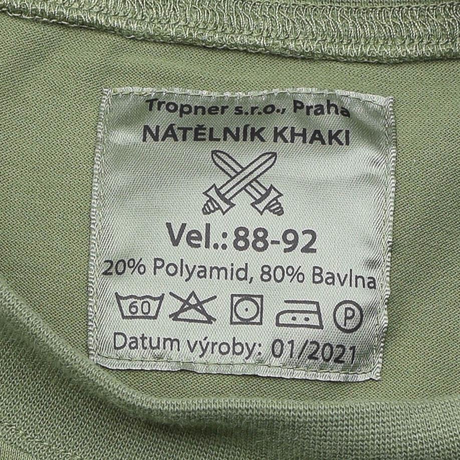 Czech Military Shirt long sleeved olive underwear 2nd layer hiking uniform NEW