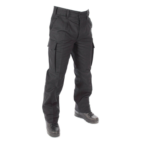 Genuine GERMAN ARMY ISSUE MOLESKIN PANTS field combat BW Black trousers NEW