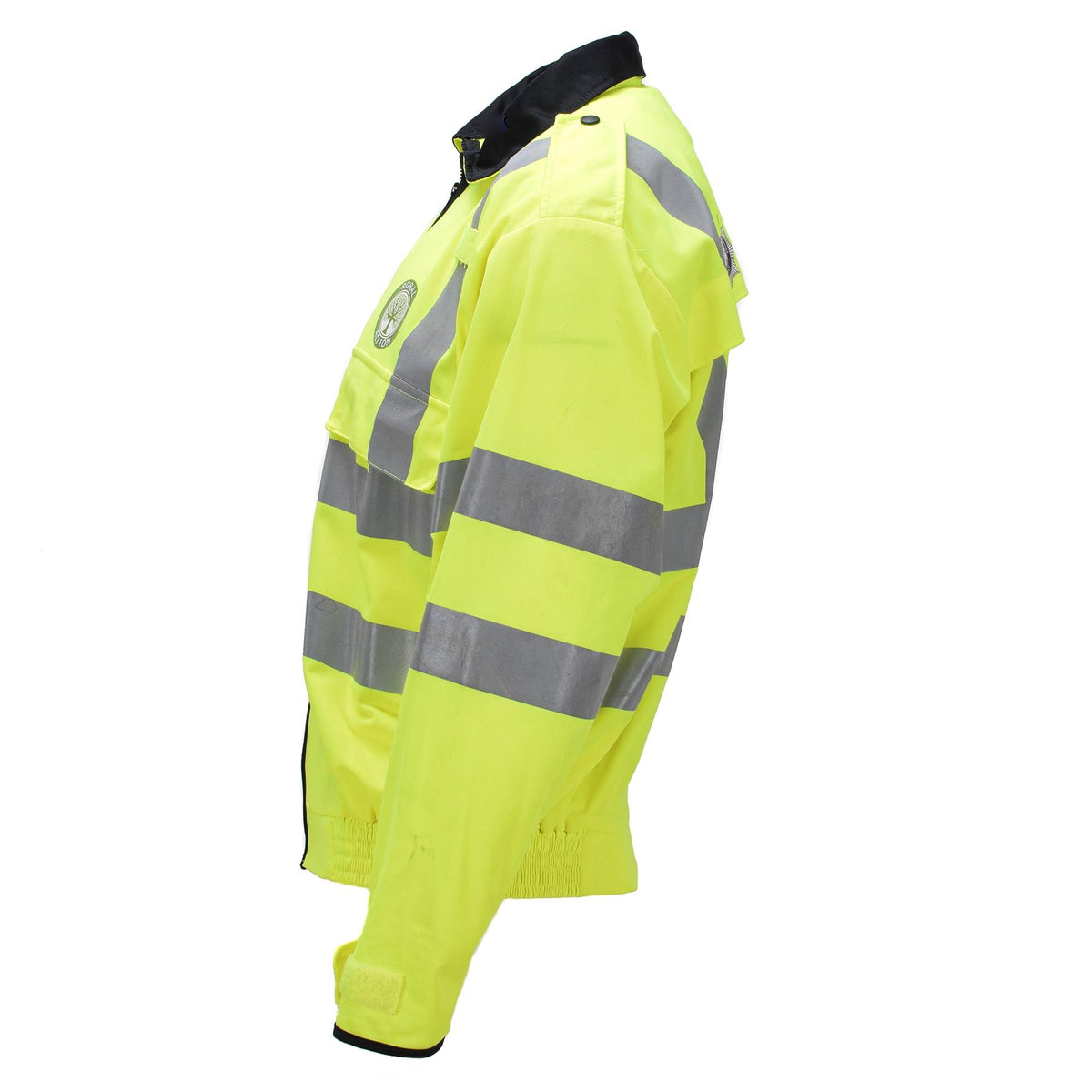 Original Scottish Community Volunteer Hi-Vis Jacket Reflective Yellow Workwear