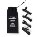 TAC MAVEN Tent Tarp Guyline Set 7 Core Polyester Tensioners Black