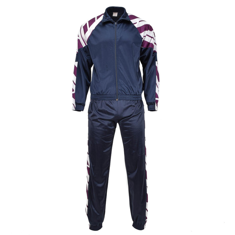 Original French Military school sweatpants sports pants striped running hiking
