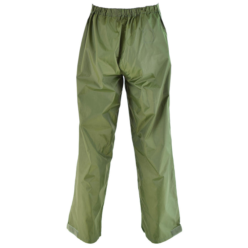 Genuine Danish army O.D wet weather pants waterproof rain trousers Denmark