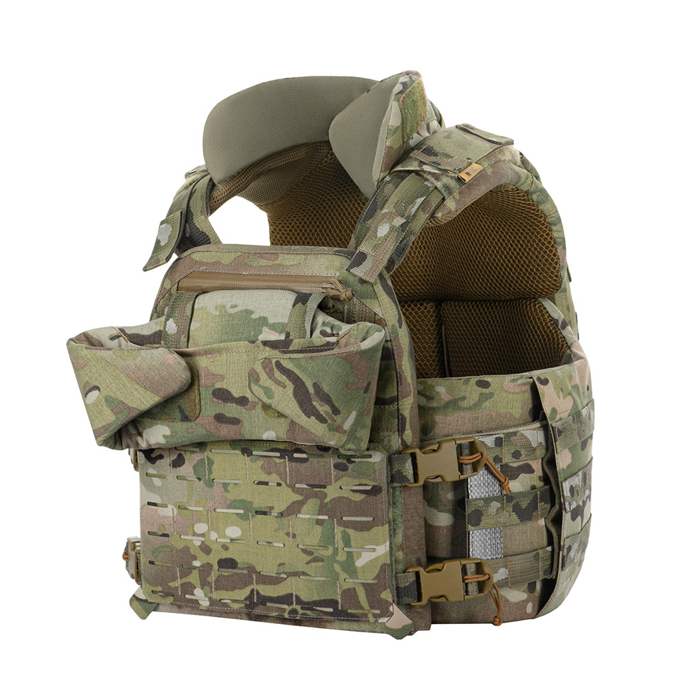 M-TAC Corset Elite Tactical Plate Carrier MOLLE Quick Release MTP Camo