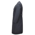 Original German Bundeswehr Military Double-Breasted Long Overcoat Gray