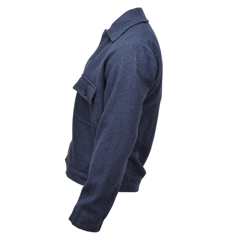 Original Italian army vintage ike jacket wool blouse dress jacket uniform blue