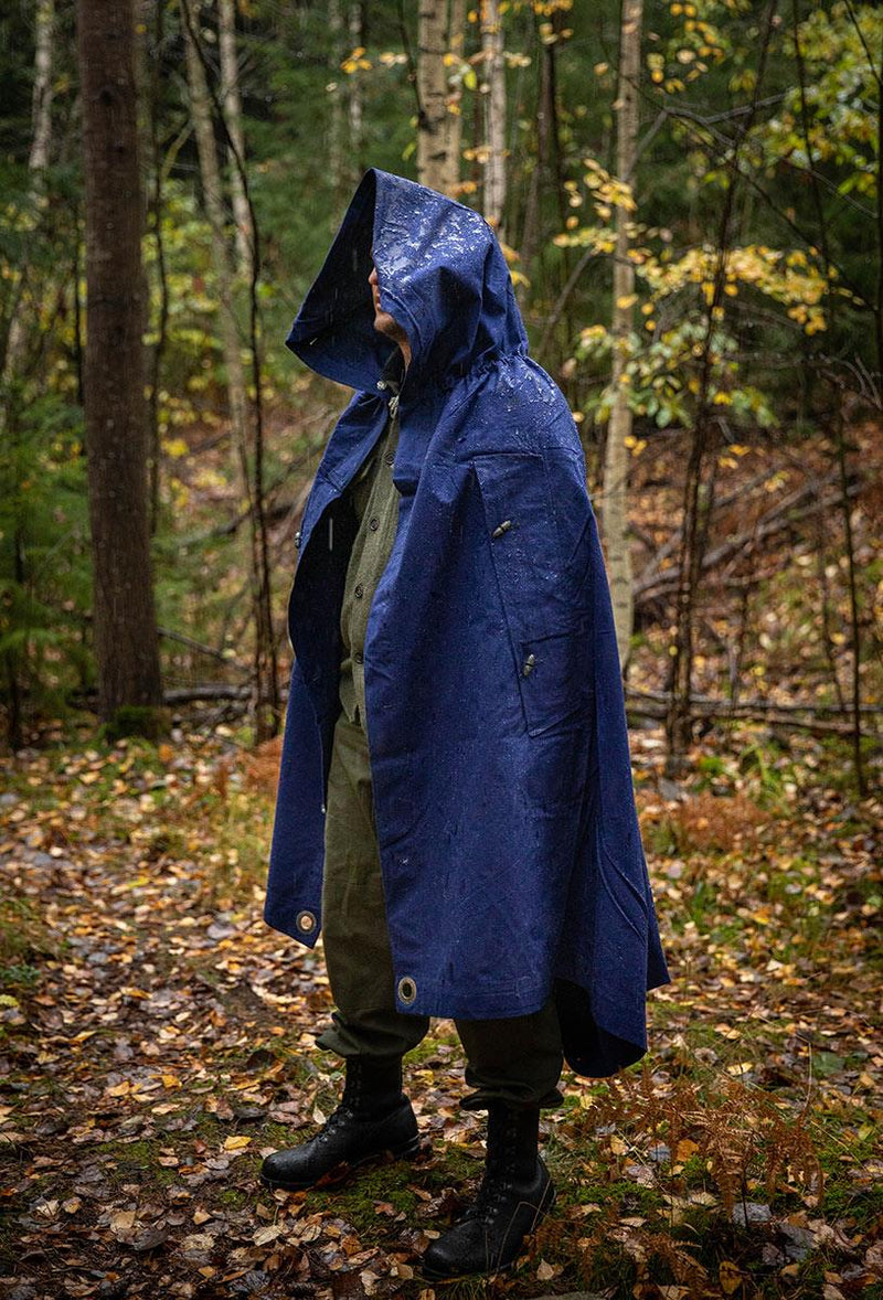 Original Romanian Military Tent Tarpaulin Blue Waterproof 1.80x1.80cm Surplus