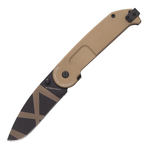 ExtremaRatio BF2 CD DESERT WARFARE tactical folding knife N690 double liner lock