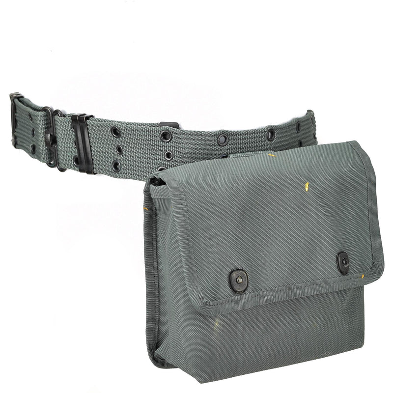 Original Italian police pistol belt holster with ammo pouch waist system NEW