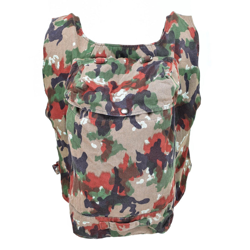 Genuine Swiss Army Combat TAZ 83 Camo Vest Backpack Daypack Military Switzerland