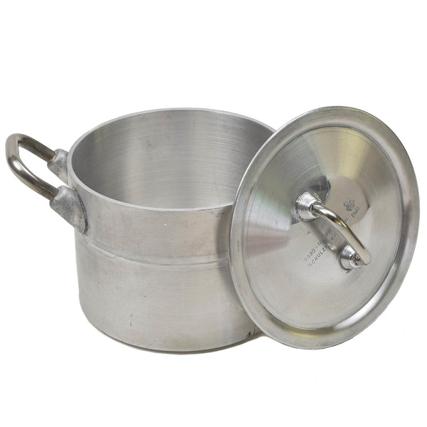 Original German military aluminum 2liters pot lid hiking BW army mess kit NEW