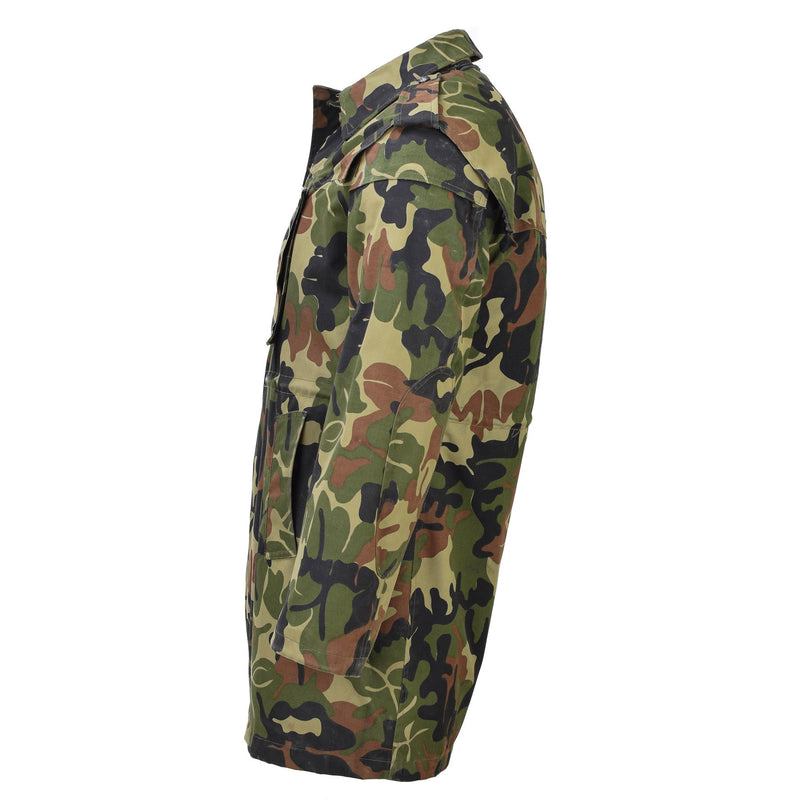 Original Romanian military parka M93 camo leaf hooded long jacket tactical NEW