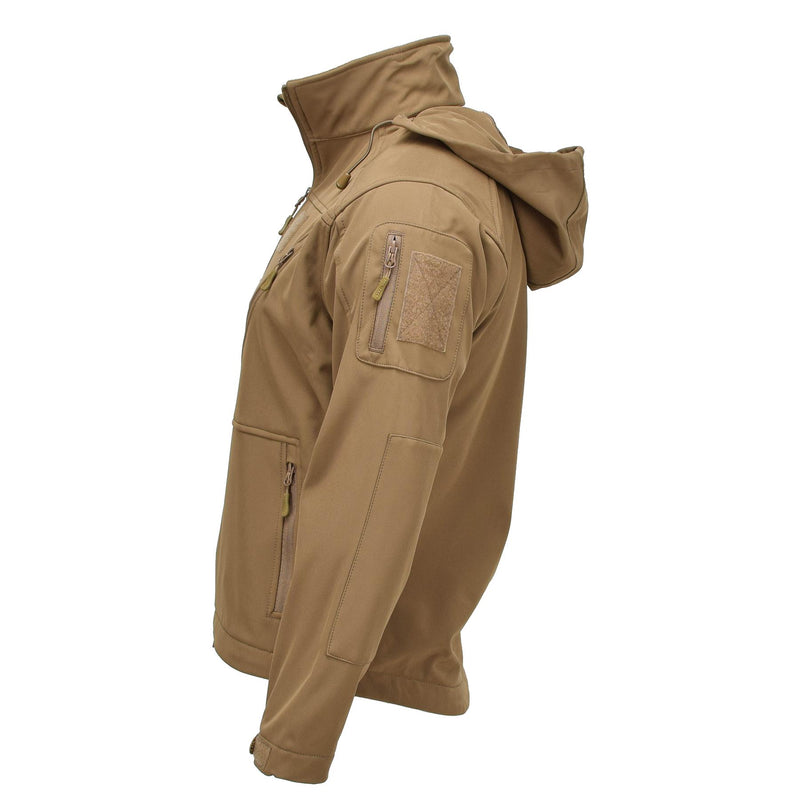 MIL-TEC Military style SCU14 jacket hiking activewear hooded outdoor Dark Coyote