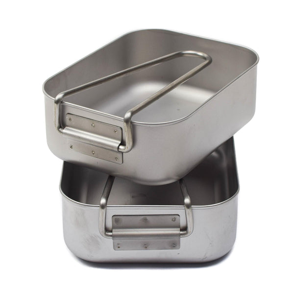 Original Military issue Mess tins stainless steel camping outdoor tableware set