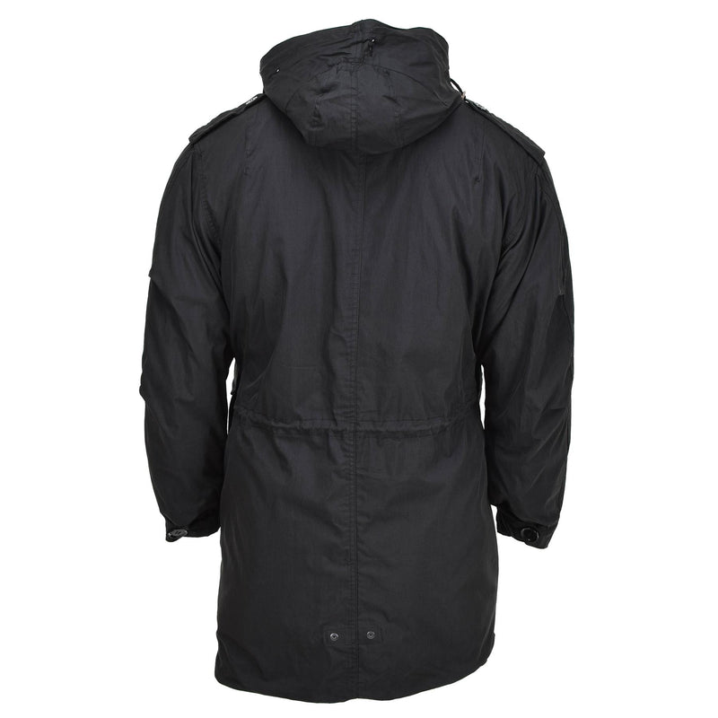 MIL-TEC Brand U.S. Military style parka M51 shell hooded quilted liner black NEW