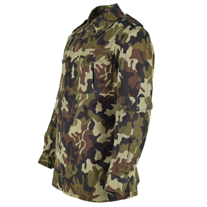 Original Romanian troops field jacket m93 camo leaf BDU parka military issue