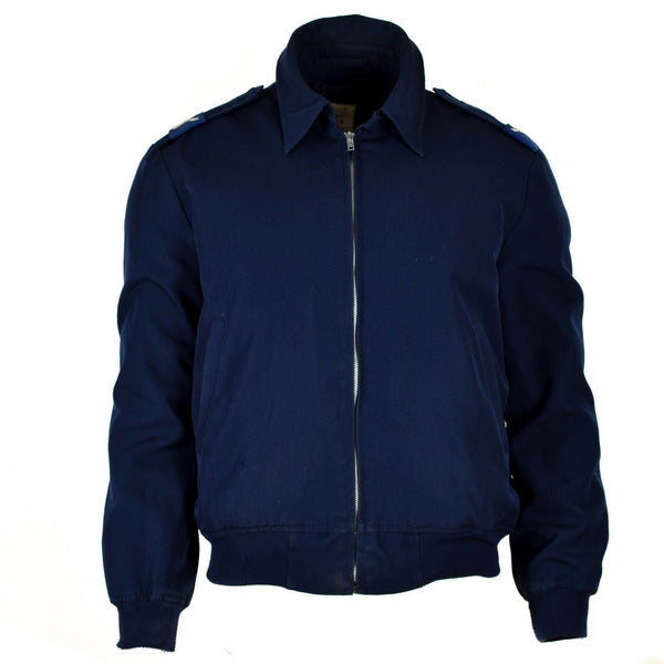 Original British army royal air forces RAF jacket blue military surplus bomber
