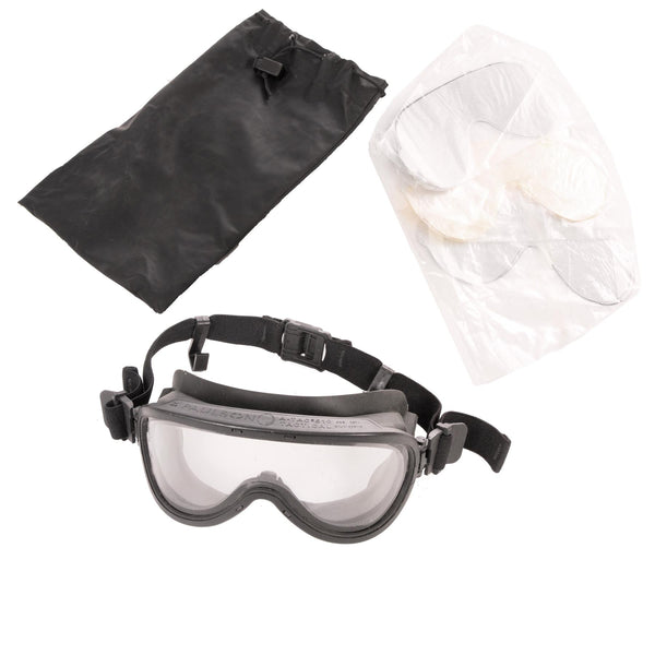 Paulson 510 A-TAC Tactical Goggle Transparent Polycarbonate Dual Lens