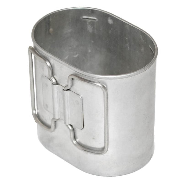 Original Swiss army troops vintage aluminum butterfly canteen mess military cup
